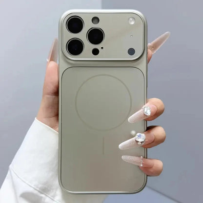 MagSafe Frosted Glass iPhone Case – iPhone 17 / 16 / 15 / 14 / 13 / 12 / 11 Series