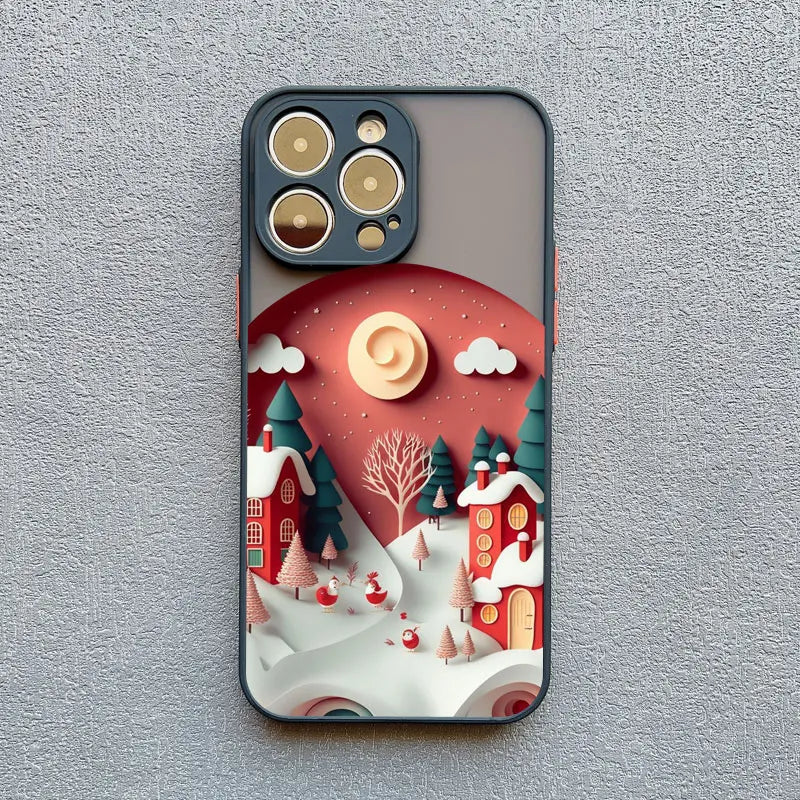 Mountain Landscape Scenery iPhone Case – Colorful Nature Print