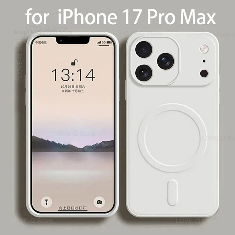 MagSafe Magnetic Liquid Silicone iPhone Case – iPhone 11 to 17 Series