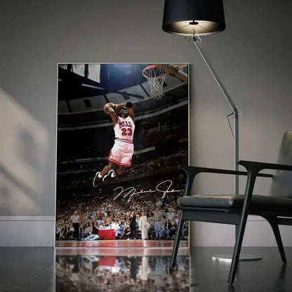 Kobe Bryant Inspirational Basketball Wall Art Poster – Slam Dunk Sports Decor