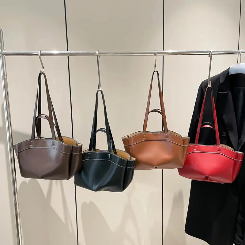 Fashion Leather Large Capacity Designer Letters Women Handbags