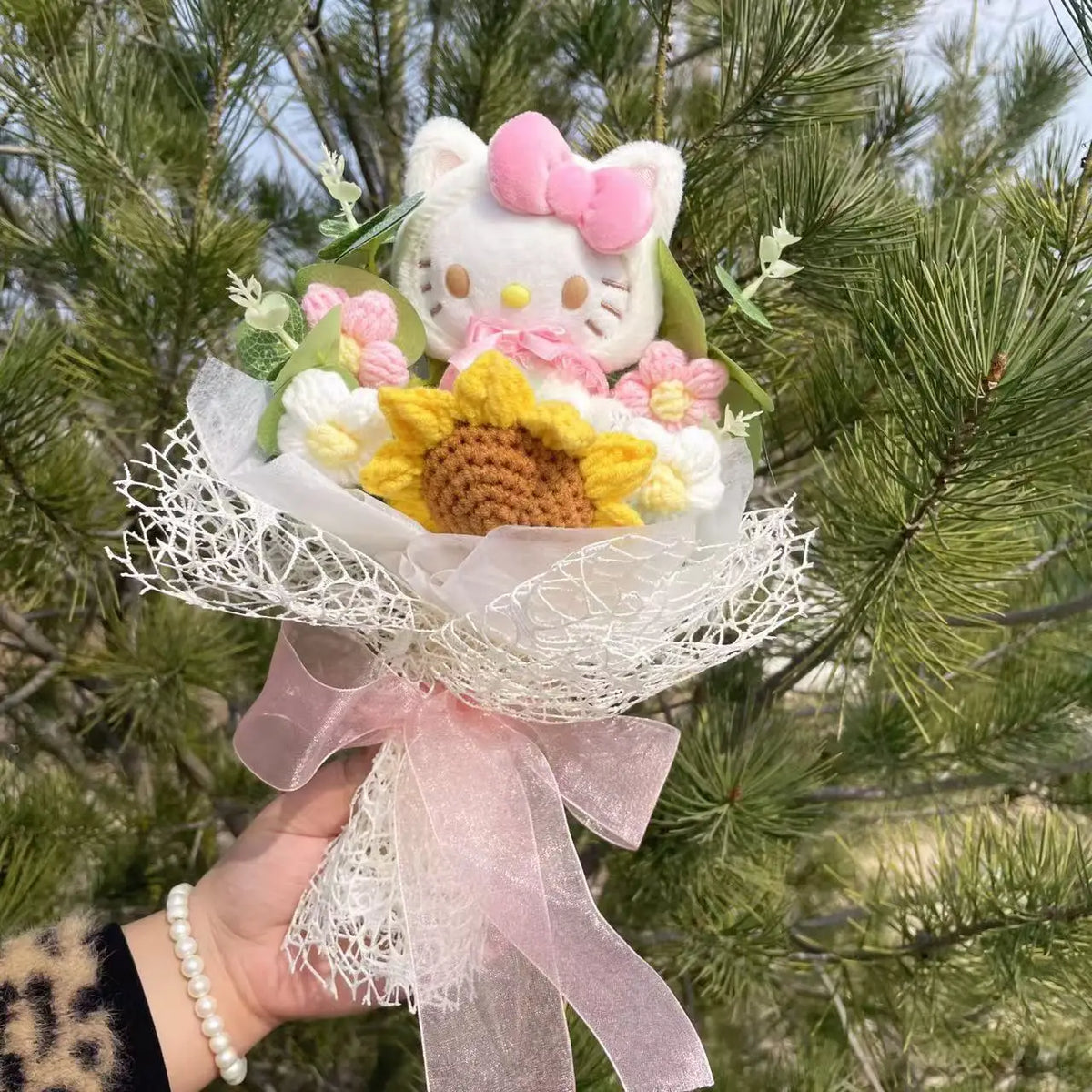 Sanrio Plush Flower Bouquet Gift