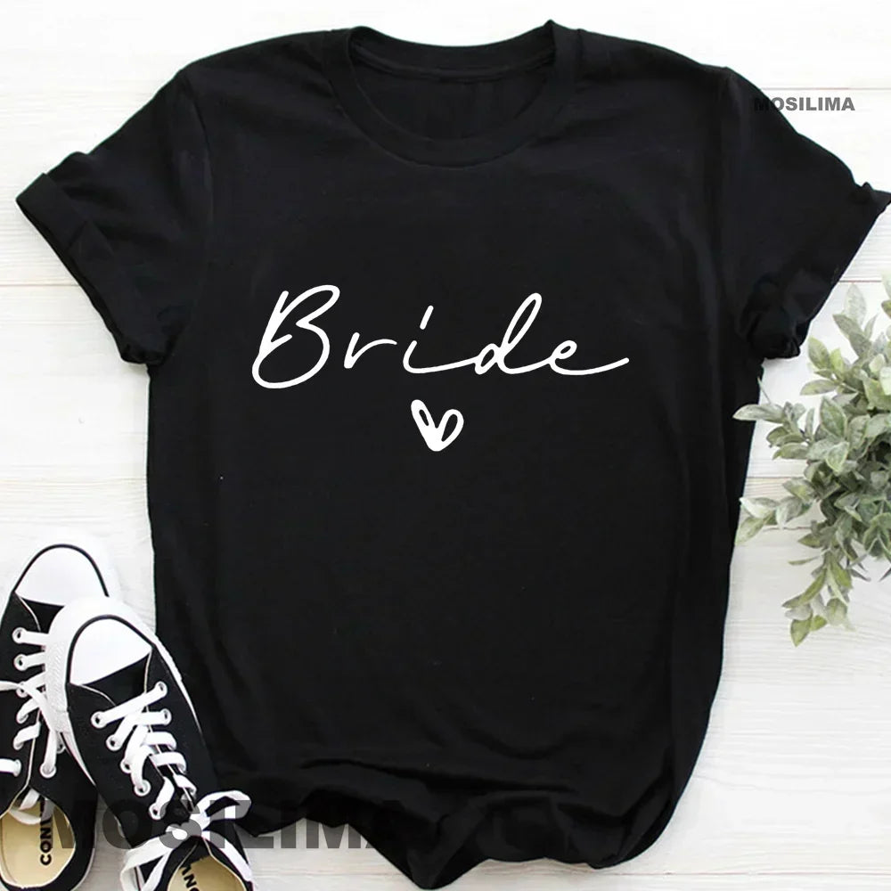 Bride & Bridesmaid Bachelorette Party T-Shirt for Women