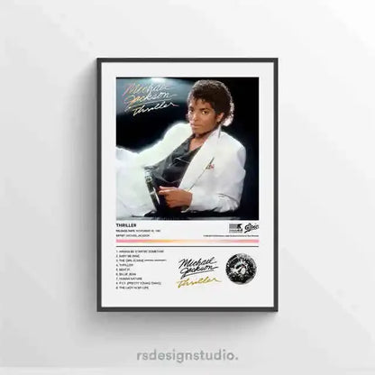 Michael Jackson Wall Art Canvas Print – Music Legend Poster for Home Decor
