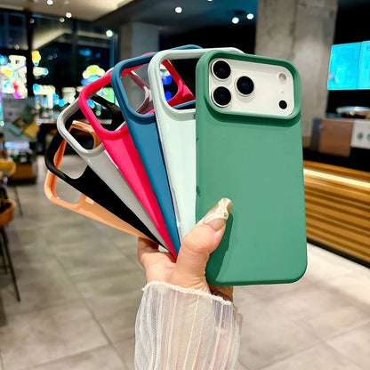 Liquid Silicone iPhone 17 Case – Candy Color Matte, iPhone 17 / Pro / Max / Air