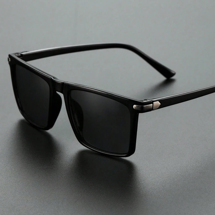 Square Sunglasses – Vintage Mirror Lens Unisex Driving Shades