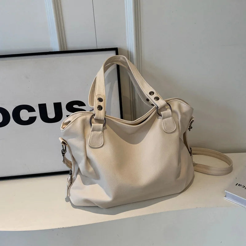 Women's Retro Roomy Shoulder Bag Female Luxury