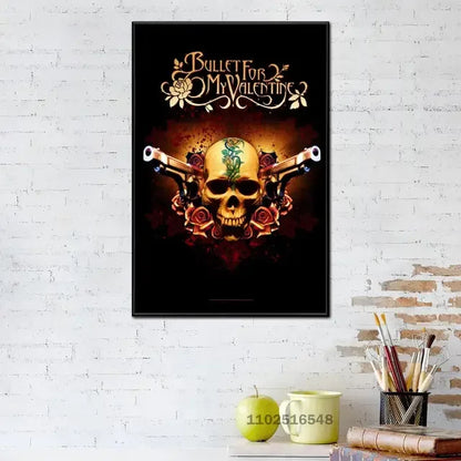 Bullet For My Valentine Wall Art Poster – Rock Band Music Print