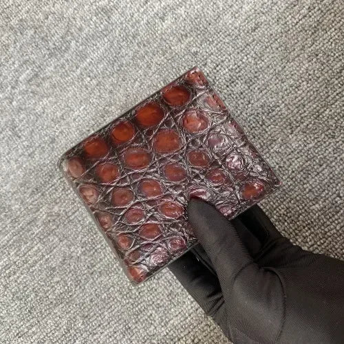 Men's Genuine Crocodile Leather Long Wallet | Luxury Card Organizer