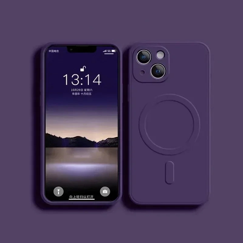MagSafe Liquid Silicone iPhone Case – iPhone 11 to 17 Series