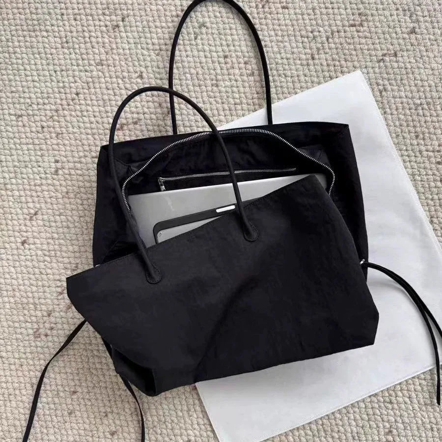 Large Nylon Tote Bag for Women – Shoulder & Travel Shopper