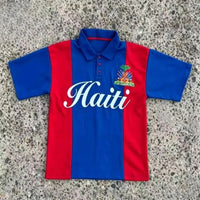 blue short sleeves