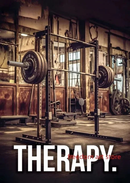 No Pain No Gain Gym Motivation Canvas Wall Art Print