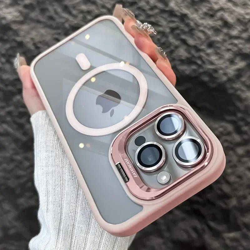 MagSafe Clear iPhone Case with Camera Lens Protector – iPhone 11 to 18 Pro Max