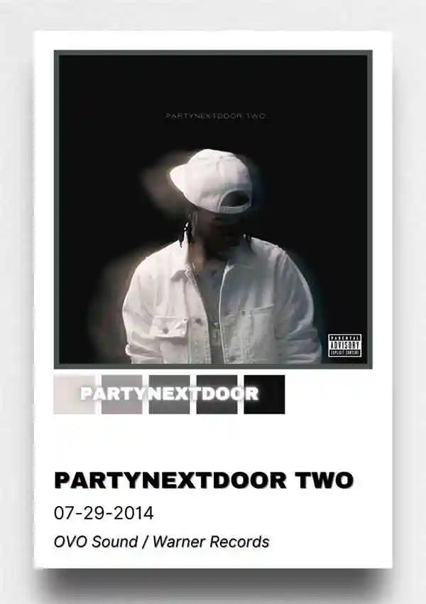 PARTYNEXTDOOR Partymobile Album Cover Poster Wall Art Print