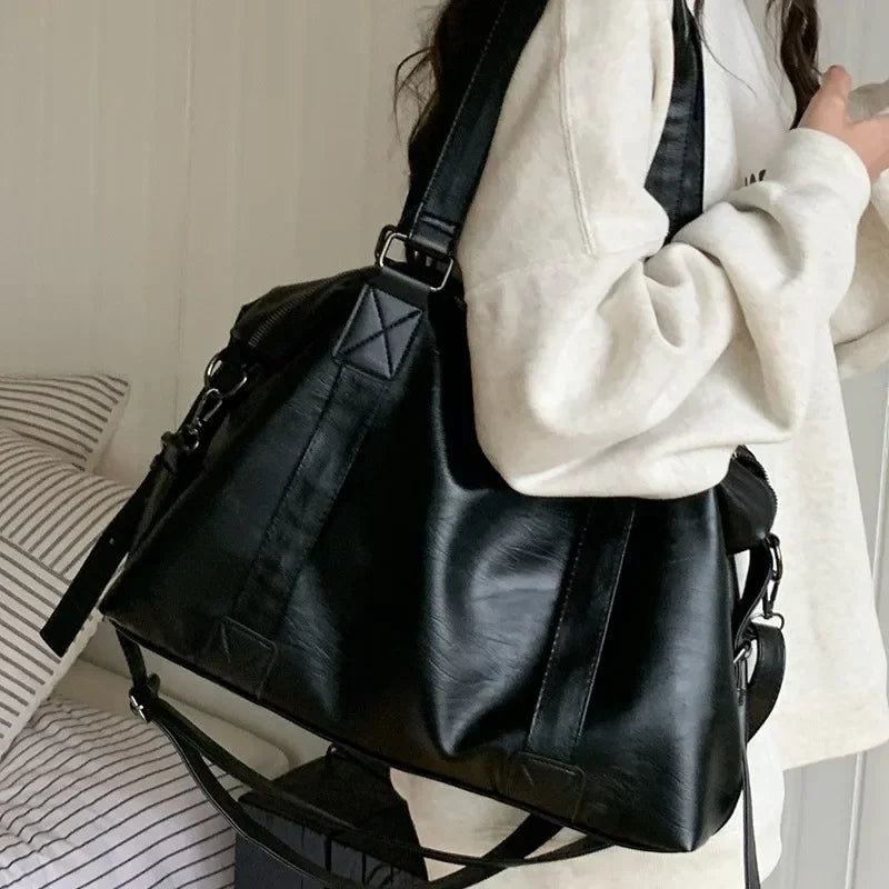 Big Black Shoulder Bags for Women Large Hobo