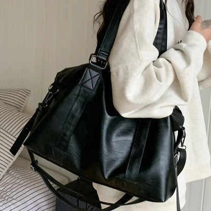 Big Black Shoulder Bags for Women Large Hobo