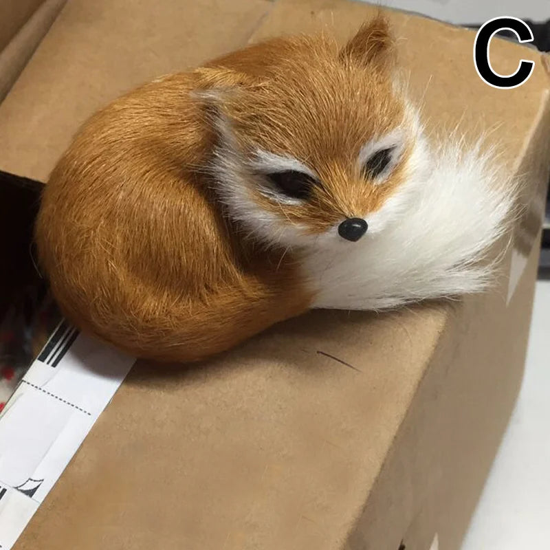 Realistic Fox Plush Toy Kids Birthday Gift