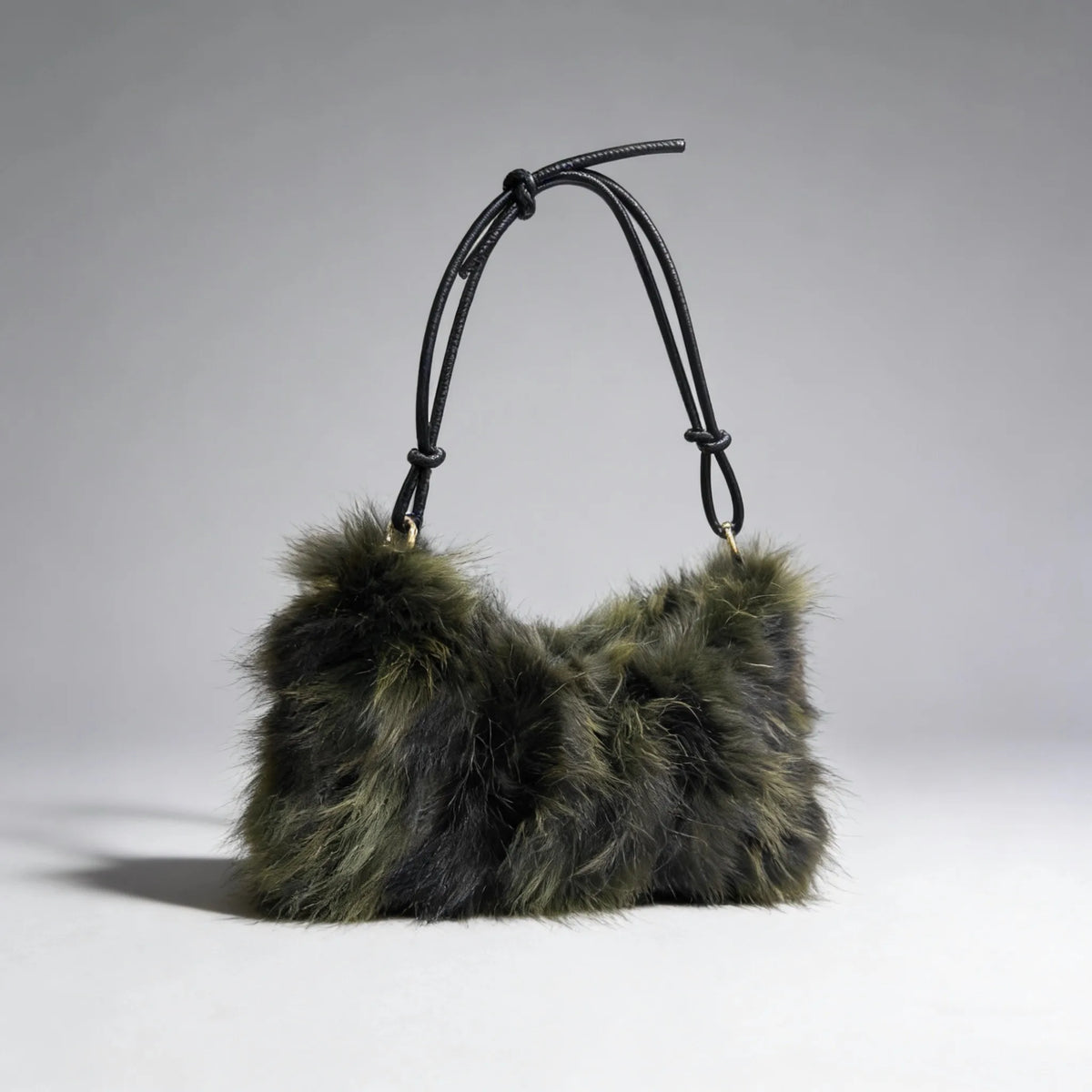 Fluffy Fur Shoulder Bag for Women – Luxury Handbag & Purse
