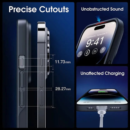 MagSafe Matte Translucent Shockproof iPhone Case – iPhone 11 to 17 Series