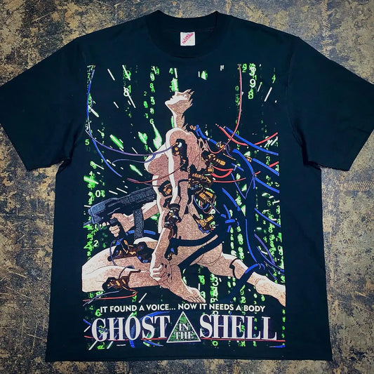 Ghost in the Shell Anime Graphic T-Shirt – Unisex Oversized
