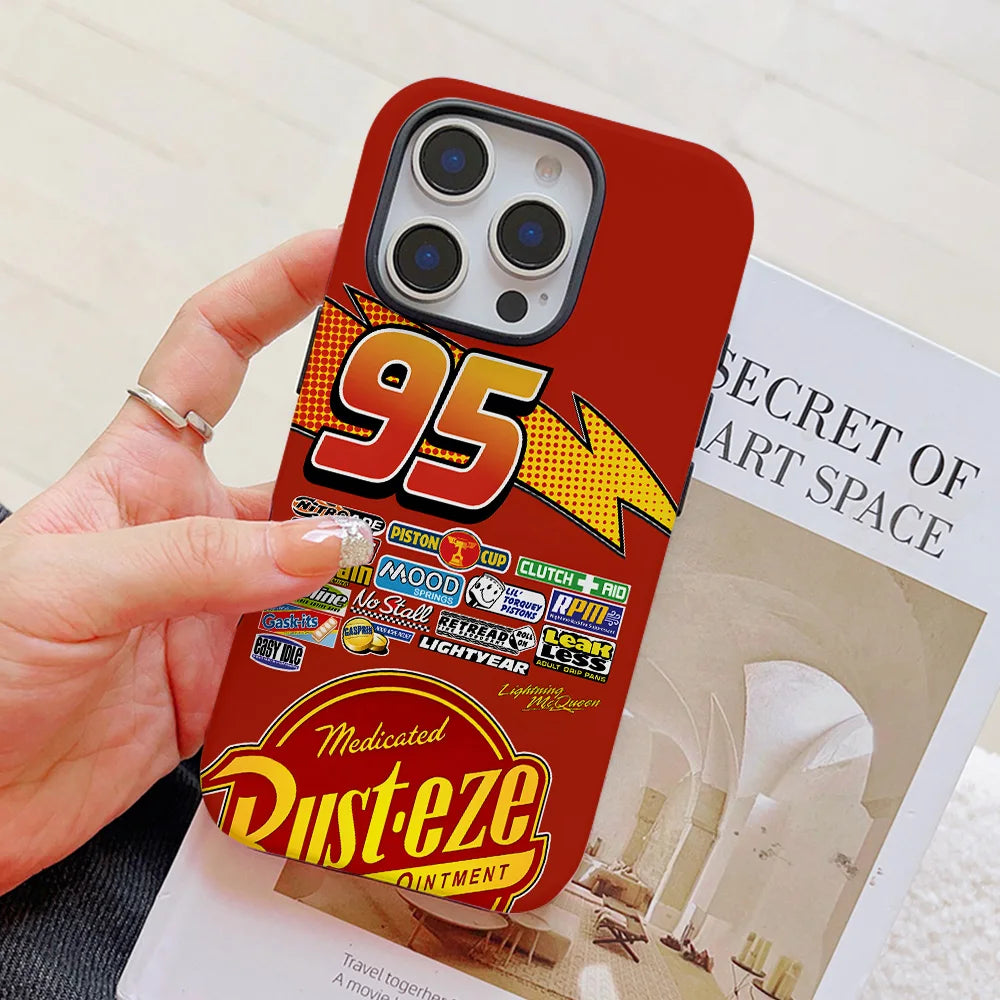 Lightning McQueen 95 iPhone Case – Cars Rust-Eze Design