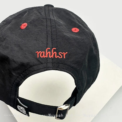 Embroidered Patch Snapback Cap – Quick-Dry Hip-Hop Hat for Men & Women