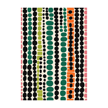 Mid-Century Modern Wall Art Poster – Retro Abstract Geometric Print