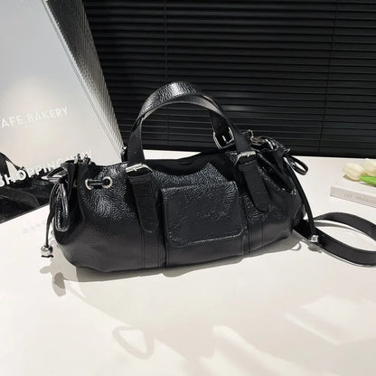 PU Leather Pillow Shoulder Bag – Women's Korean Crossbody Handbag