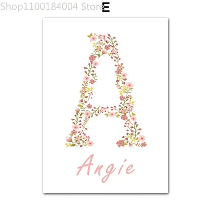 Kids Room Nursery Wall Art Posters – Boho Ballet Girl, Rainbow & Floral Prints