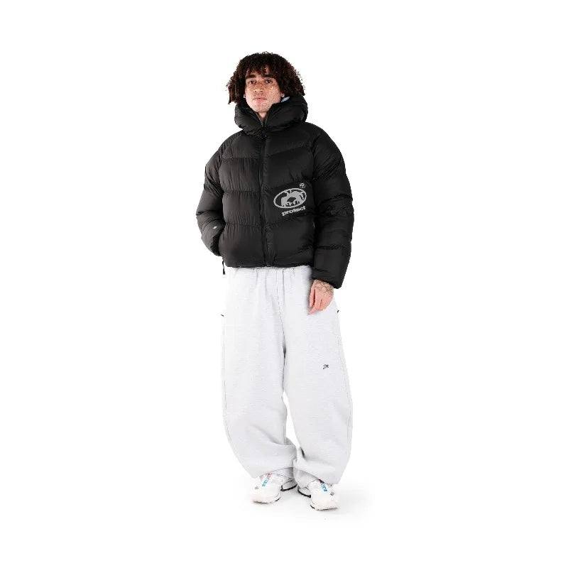 Reversible Puffer Down Jacket – Y2K Hooded Streetwear Coat