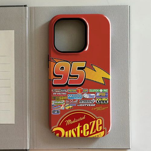 Lightning McQueen 95 iPhone Case – Cars Rust-Eze Design