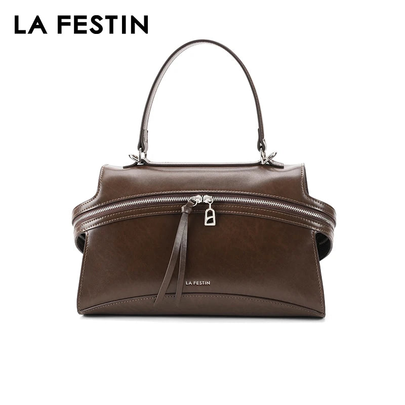 Luxury Leather Tote Crossbody Shoulder Handbag