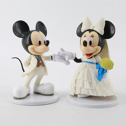 Mickey Minnie Wedding Doll Action Figures Set