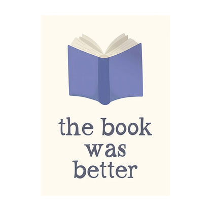 Book Club Wall Art Poster – Retro Reading Print for Book Lovers