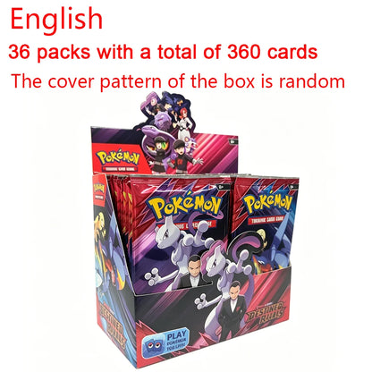 360Pcs Pokemon Card Destined Rivals Prismatic Evolutions Scarlet Violet 151 PALDEAN English Booster Battle Transaction Card