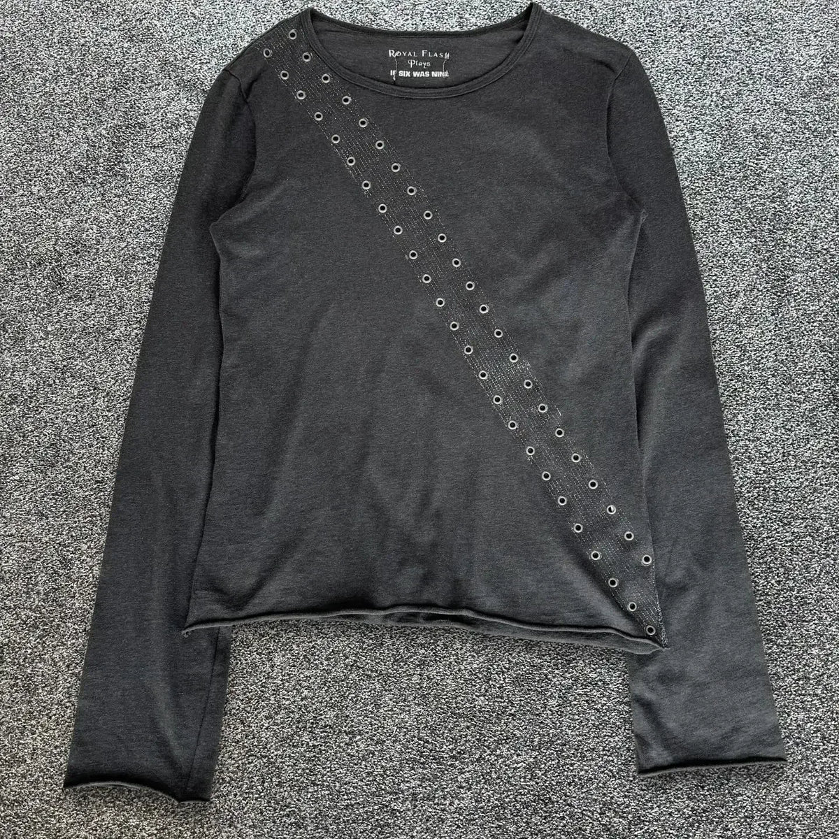 Guitar Print Long Sleeve T-Shirt – Y2K Harajuku Streetwear
