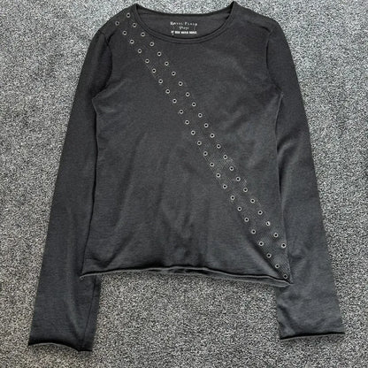 Guitar Print Long Sleeve T-Shirt – Y2K Harajuku Streetwear
