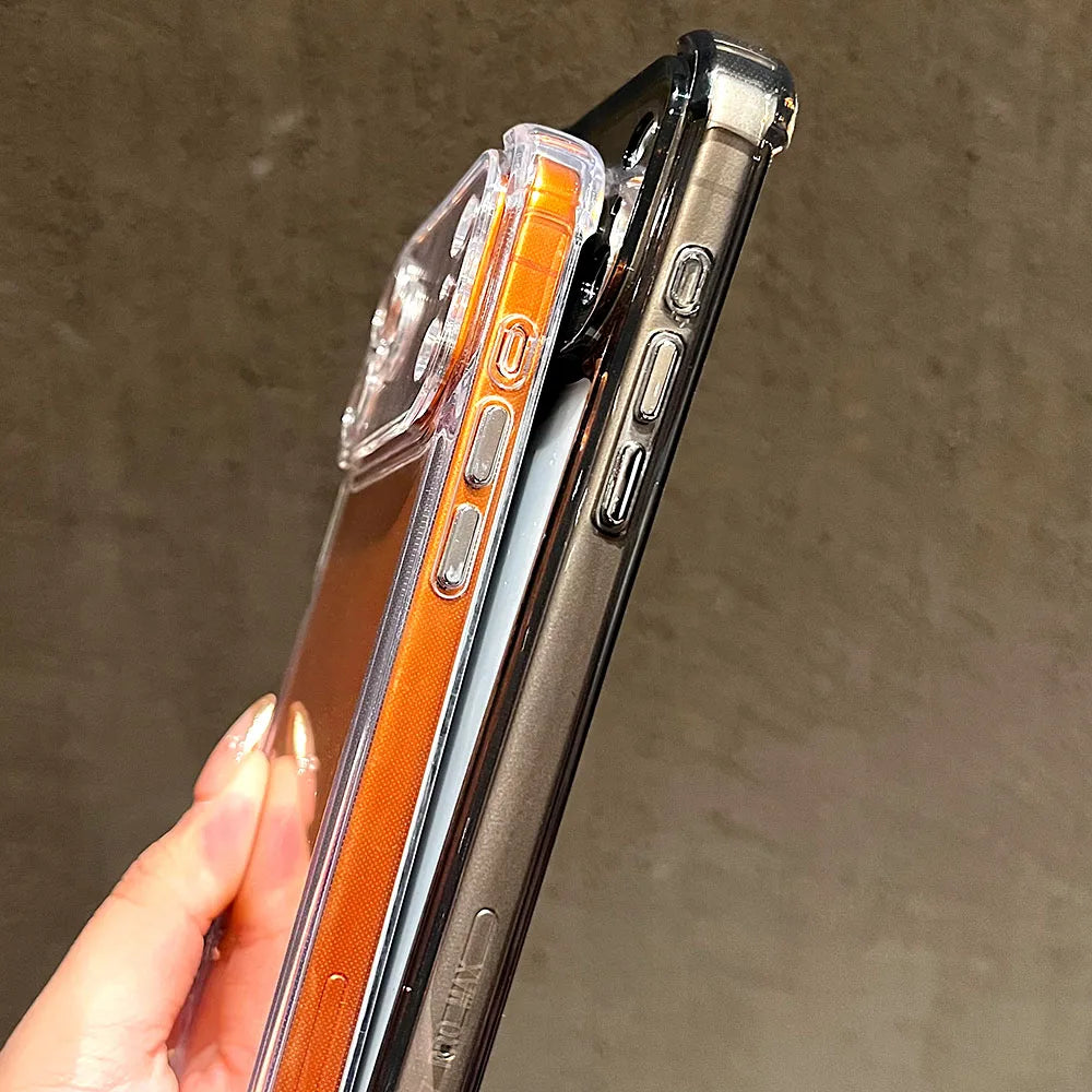Clear Silicone iPhone Case with Reinforced Corners & Camera Protection