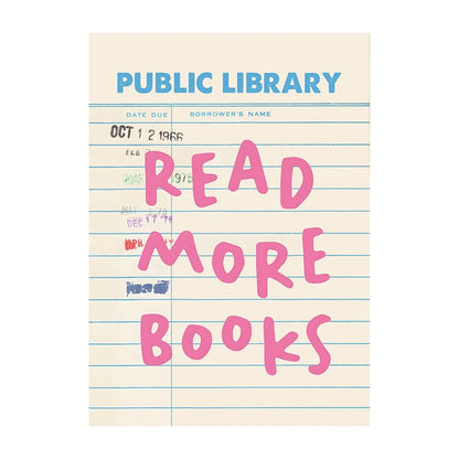 Book Club Wall Art Poster – Retro Reading Print for Book Lovers