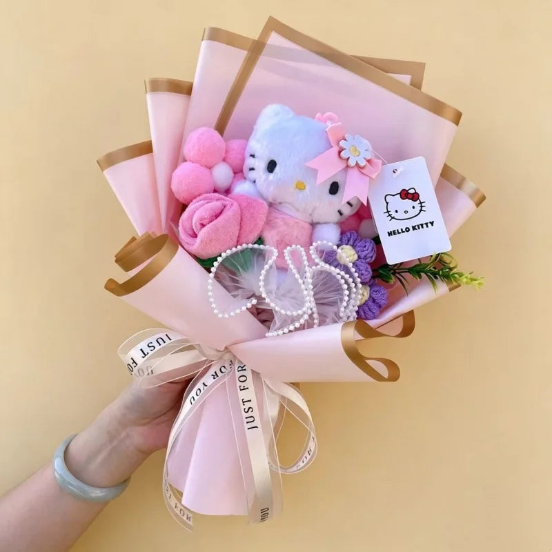 Sanrio Hello Kitty Kuromi Plush Bouquet Gift