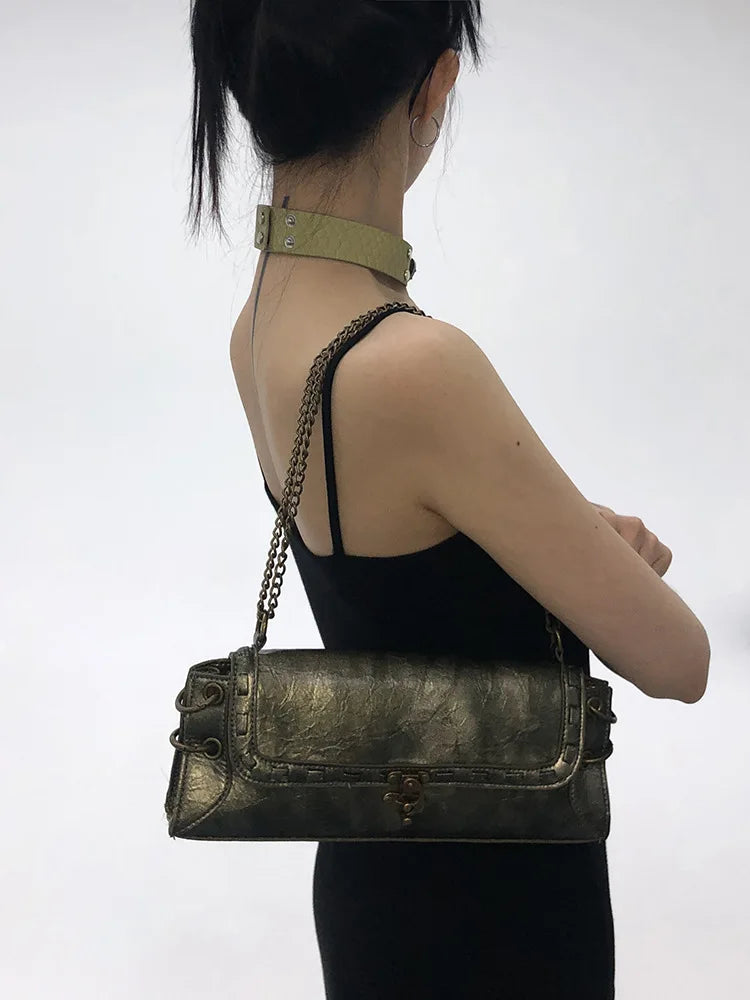 Y2k Grunge Handbag Women Retro Fairycore Aesthetic