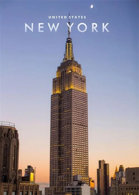 New York City Night View Canvas Wall Art – NYC Skyline Poster