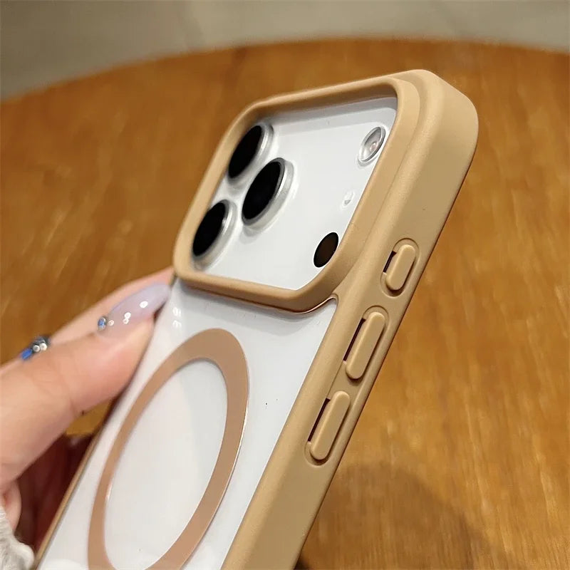 MagSafe Clear iPhone Case – Magnetic Wireless Charging