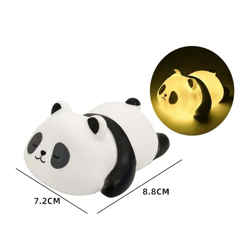 Cute Panda LED Night Light Kids Bedside Lamp