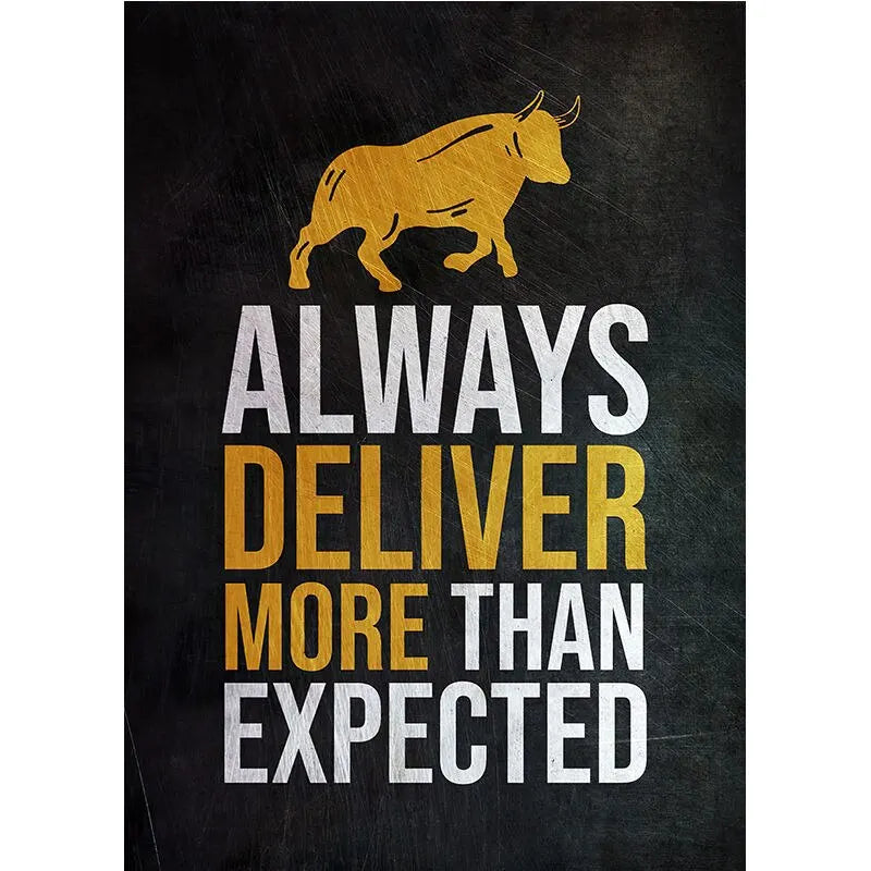 Stock Trading Motivational Wall Art Poster – Buy Fear Sell Greed
