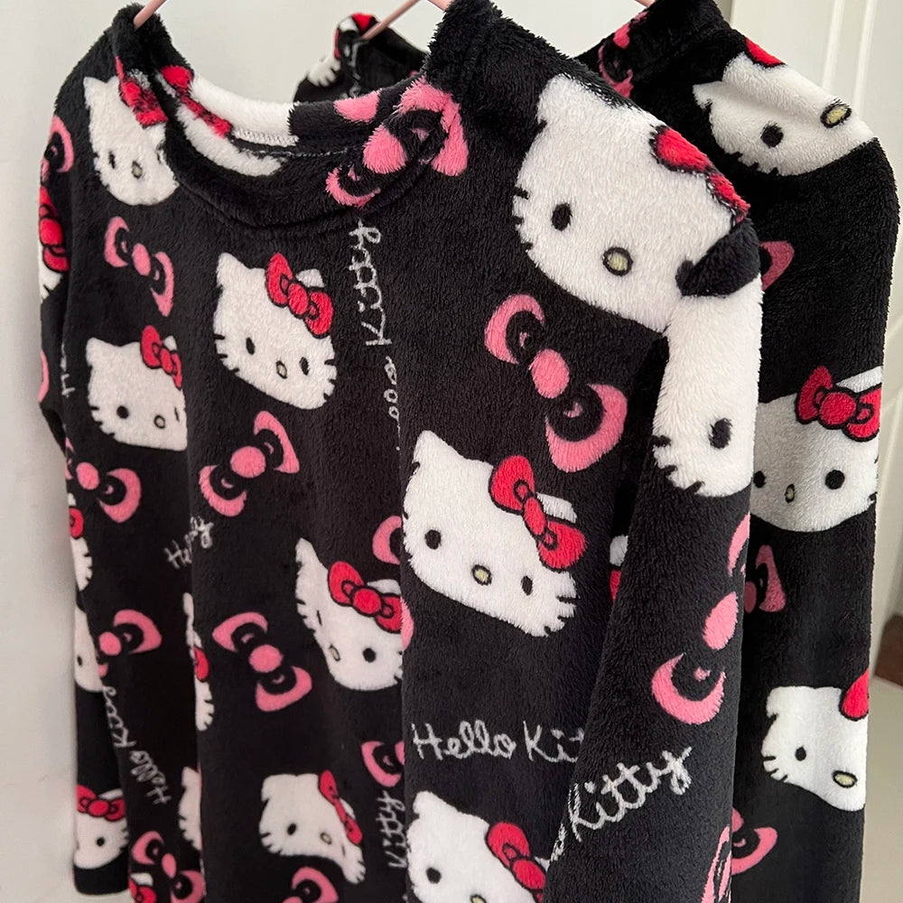 Hello Kitty Pajama Set Sanrio Couple Loungewear