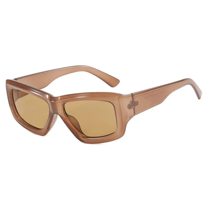 Cat Eye Sunglasses Women Men Y2K Retro Rectangle Shades