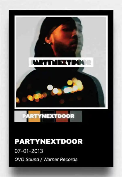 PARTYNEXTDOOR Partymobile Album Cover Poster Wall Art Print