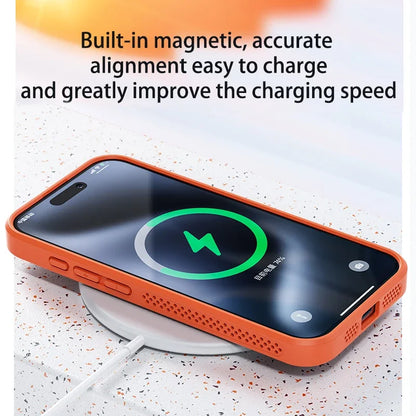 Cooling MagSafe Mesh iPhone Case – Heat Dissipation Breathable Cover